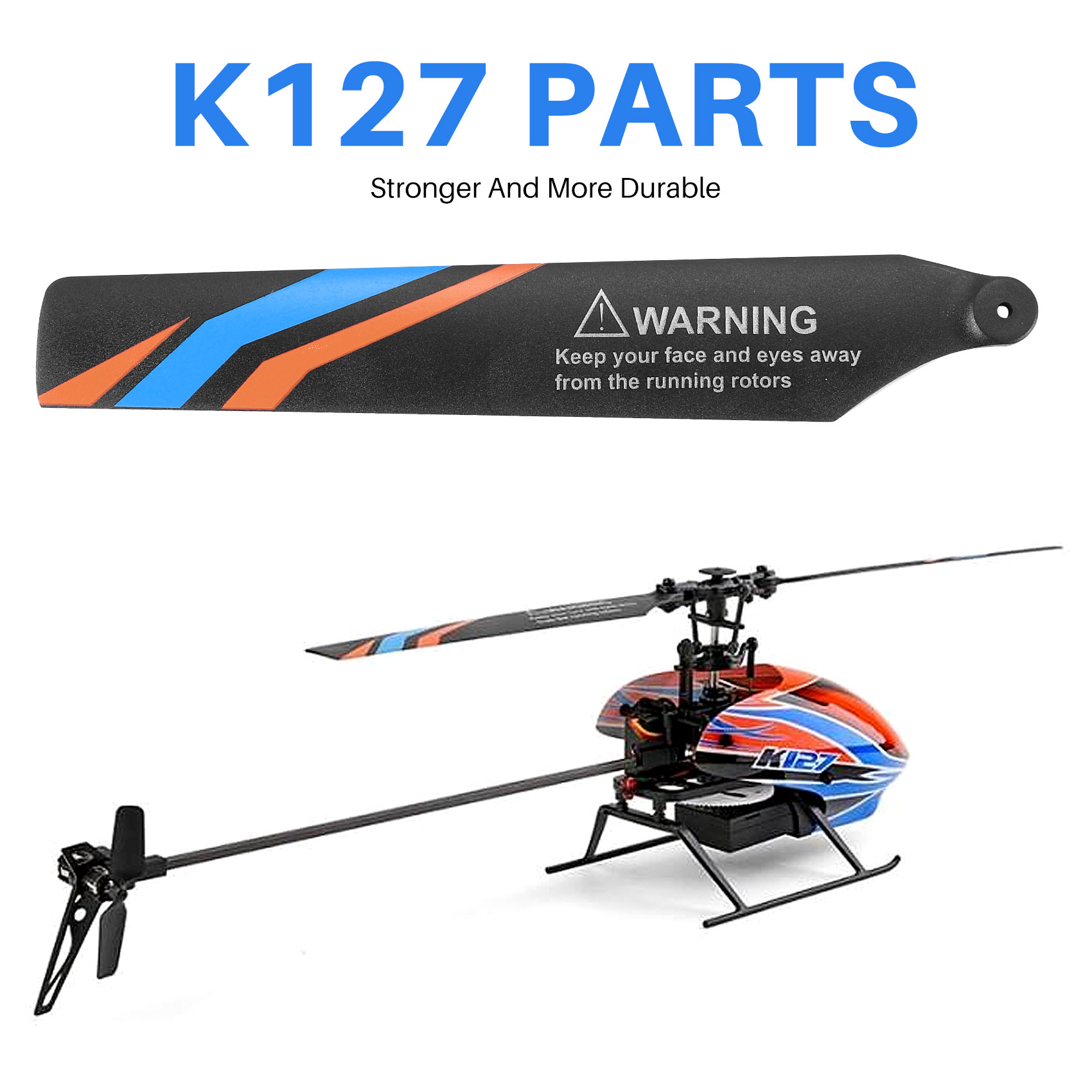 ใบพัดหลัก4ชิ้นสำหรับ XK K127เฮ - Rc Helicopter Coaxial บทวิจารณ์และราคา