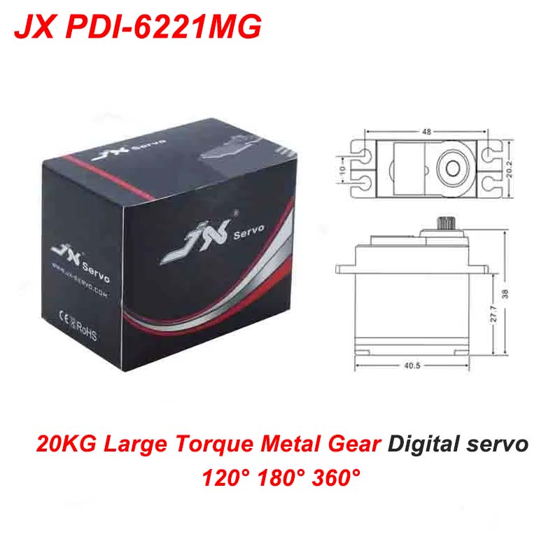 มอเตอร์เซอร์โวดิจิตอล JX PDI-6 - Rc Helicopter Large บทวิจารณ์และราคา